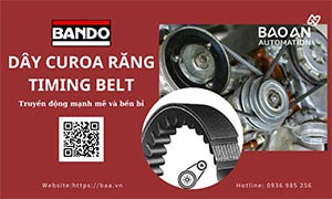 Đừng bỏ lỡ dây curoa Bando V-belts red B section series